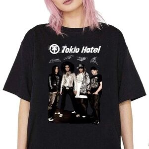 Gildan Black Band Graphic Tee Vintage Tokio Hotel Shirt